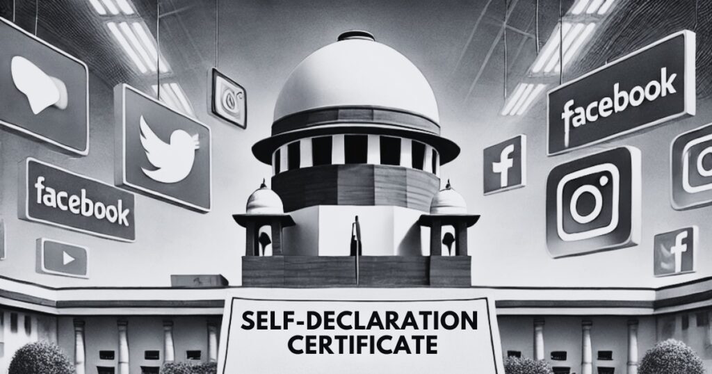 Jugadwale-Supreme Court Mandates Self Declaration Certificates for Advertisements