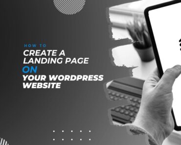 How to Create a Landing Page on Your WordPress Webs ...